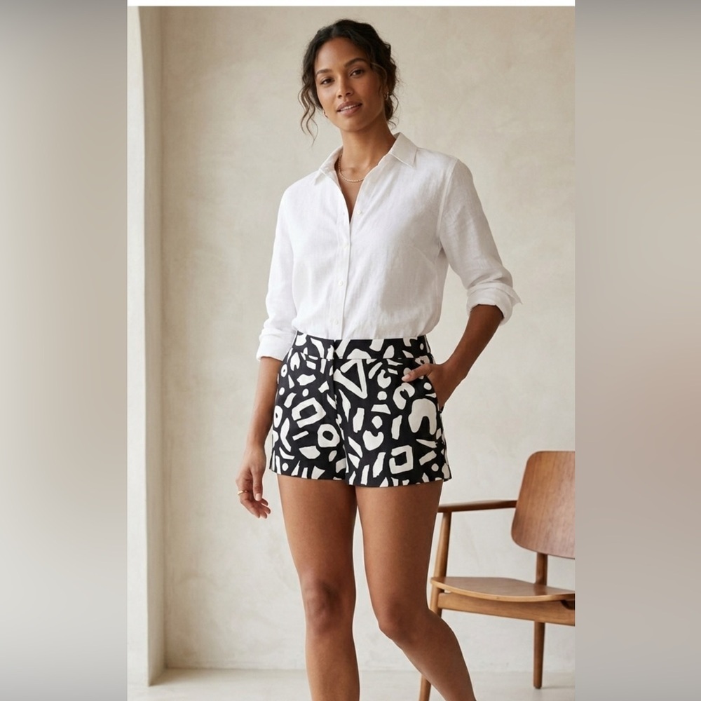 Alice & UO Chic Abstract High Waist Women's Shorts